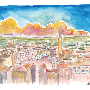 Siena Canvas Art Prints
