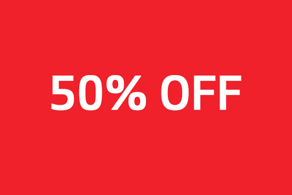 More On Sale-50% off