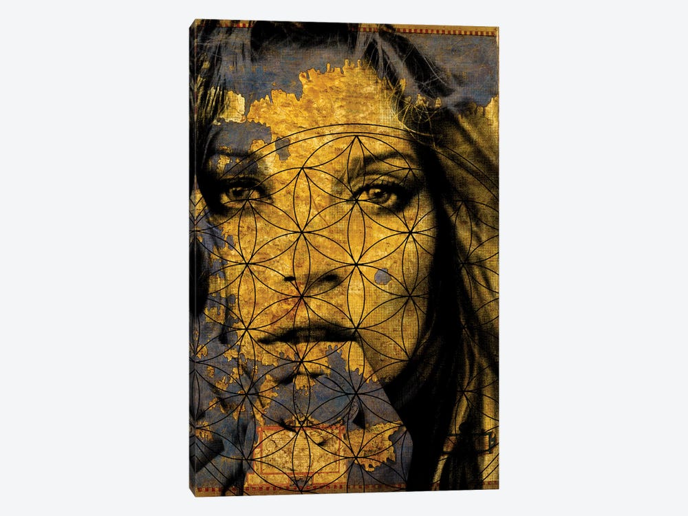 Golden Beauty by 5by5collective 1-piece Canvas Artwork